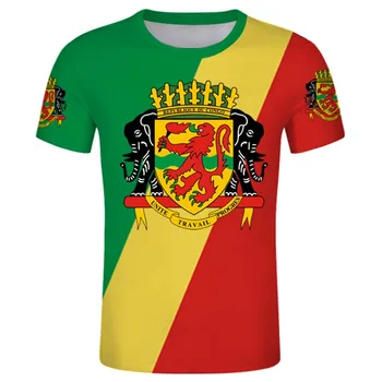 Omladinska Majica Republike Kongo Congo Brazzaville Kids Dječja Nogometna Majica S Osobnim Logotipom Imena I Broja Na Svakodnevnoj Odjeći