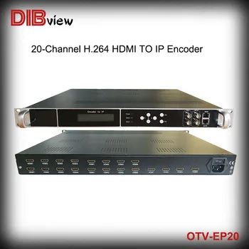 OTV-EP20 H264 Радиотелевизионное Emitiranje sa 20-Kanalni Predajnik HDMI u IP ASI HD-koder