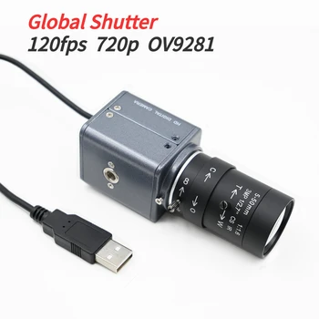 OV9281 s globalnim zatvaračem, 120 kadrova u sekundi, USB kamera, 720p crno-bijeli, high-speed mini-боксовая web-kameru, варифокальным objektiv 5-50 mm, 2,8-12 mm, 1280x720