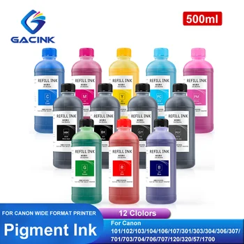Pigmentne tinte 500 ml za Canon PFI-101 102 103 104 106 107 301 303 304 306 307 701 703 704 706 707 120 320 57 1700( Visoka kvaliteta)