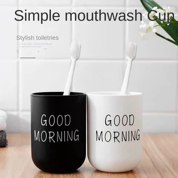 Plastična čaša za ispiranje usta, šalicu za čišćenje zuba, Čaša, za pranje suđa, kućanskih čaša za četkice za zube Good Morning Couple, Pribor za putovanja