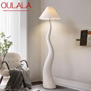 Podna lampa OULALA u skandinavskim zemljama кремовом stilu, dnevni boravak u francuskom stilu, spavaća soba, kreativno zakrivljena ukrasne atmosfera