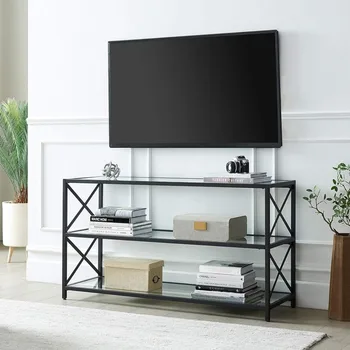 Pravokutni stalak za televizor s dijagonalom ekrana 50 inča od черненой bronce
