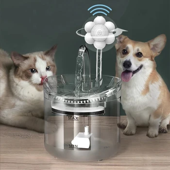 Prediktivni fontana za vodu za mačke 2 volumen litara sa slavinom, Dozator vode za pse, Bistra Поилка, filteri za piće i kućne ljubimce, Senzor pokreta izvoda