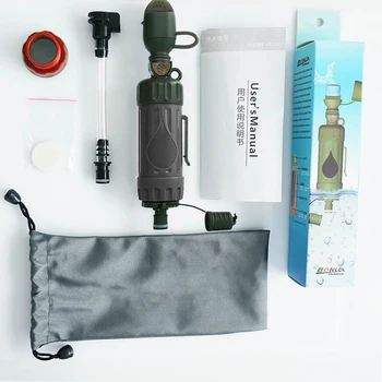 Prijenosni filter za vodu sa slame, višenamjenski čistač za filtriranje vode za preživljavanje na otvorenom, kampiranje, ekspedicijskog opreme