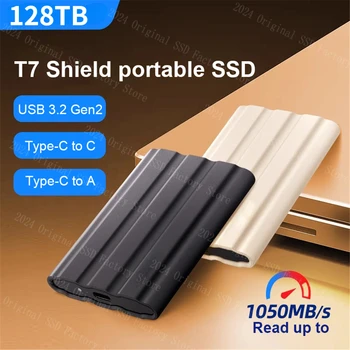 Prijenosni SSD T7 Shield 1 TB, 2 TB 4 TB Vanjski Statički disk USB 3.2 Gen2 Type-C Type-A Vanjski Statički disk za Desktop laptop ps5