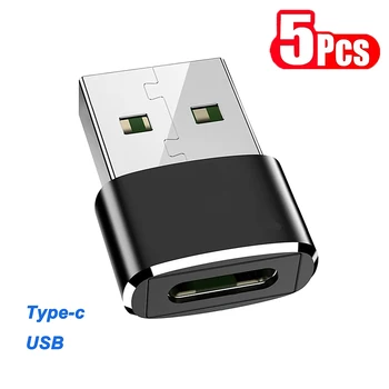 Priključak USB 2.0 tipa A od muškarca do tipa C od žene, konverter USB-C, Standard punjenje USB Prijenos podataka, Oprema za telefone