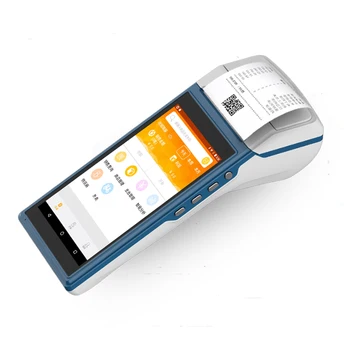 prodaje se 5,5-inčni bežični prijenosni blagajni Android mini Android pos teminal s pisačem
