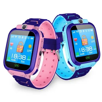 Q12b Dječji Pametni Sat Kids 1.54-inčni Zaslon Osjetljiv na dodir Pozicioniranje Poziva Smartwatch Daljinsko Lociranje Photo Clock Za IOS, Android