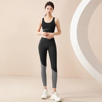 S-2XL, sportska odjeća za fitness, sportski grudnjak za teretanu, komplet sportske odjeće za joge iz 2 predmeta za žene