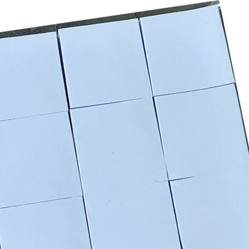 Silikon термопрокладки debljine 1,0 mm, trg 15 mm x 15 mm, 260 kom., plave, sive, tamno sive na izbor