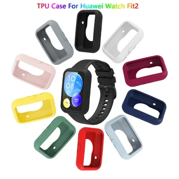 Silikonska boja zaštitna torbica za Huawei Watch Fit2 sa zaštitom od ogrebotina, zaštitna torbica TPU Sofe