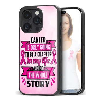 Sjedalo za telefone sa ružičaste vrpce, pribor za preživjelima nakon raka dojke, pokloni za žene, jedinstveni torbica za Iphone 15, применимый na чехлу