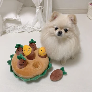 Skup slatki krumpir za žvakanje pasa, Igračaka za kućne ljubimce, Пищащий hrane za kućne ljubimce, Interaktivna igračka za pse