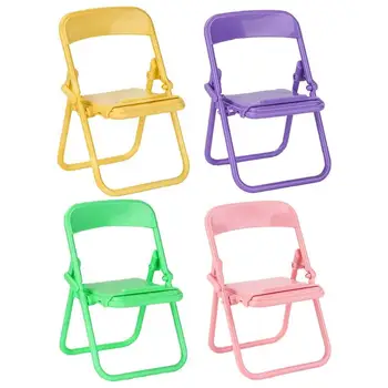 Slatka kreativno igra mini-stalak za stolice Može se koristiti kao ukras, Šarene Sklopivi Lijeni držač za mobilni telefon