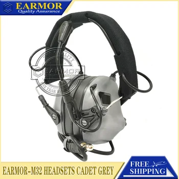Slušalice EARMOR earmuffs M32 MOD4 Za Gađanje, Elektronska oprema Za Zaštitu sluha, sa Mikrofonom, Звукоусилением, Jakna NATO TP120