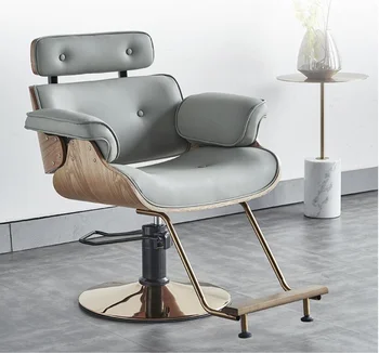 Specijalizirane frizerske stolice za saloni visoke klase, višenamjenski podizanje rotirajuća stolica, kozmetičke stolice