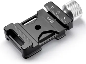 Spona s aluminijskim vijak za ručkom Neewer, kompatibilan s mini-brzo vezicama za cipele za QR-ploče (38 mm)