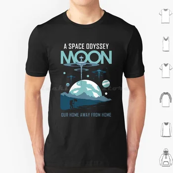 Svemirska t-shirt Muški Ženski Djeca 6Xl Mjesec Planet Retro Retro Futurizam Budućnost Znanstvena Fantastika Znanost Vintage Astronaut Svemir Galaxy Galaktički
