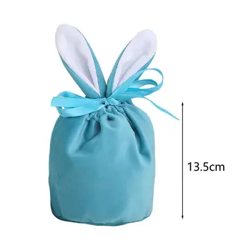 Svijetla boja tkanina za pakiranje Uskrsnih poklona, Ukrasnih Atraktivna torba za spremanje čokolade Easter Zec, ukras poklon torba