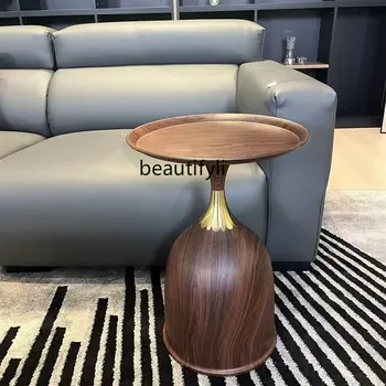 Talijanski minimalistički cijele čaj stol, приставной stol, okrugli čaj stol Simple Creative S, kućanskih rasvjetno tijelo od nehrđajućeg čelika, luksuz
