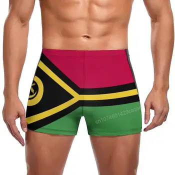 Taljenje sa zastavom Vanuatu, быстросохнущие kratke hlače za muškarce, plaža gaćice za kupanje, ljetni poklon