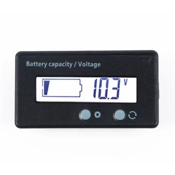 Tester kapaciteta baterije, napona, LCD pokazivač, auto tester kapacitet baterije Olovo-kiselina monitor, Vodootporan, zaslon s kabelom