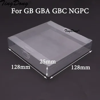 TingDong 1pc za GB GBA GBC NGPC Box Prozirna plastična kutija sa zaštitnom presvlakom za video igre u uokvirenim