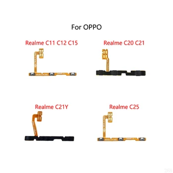 Tipka za uključivanje tipka za isključivanje zvuka, Fleksibilan kabel za OPPO Realme C11 C12 C15 C20 C21 C25 C21Y
