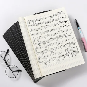 Tipkovnica klavir B5 bilježnica za bilješke U спиральном uvez Glazbeni dnevnik Album za crtanje Studentski dnevnik Školski notepad Celina