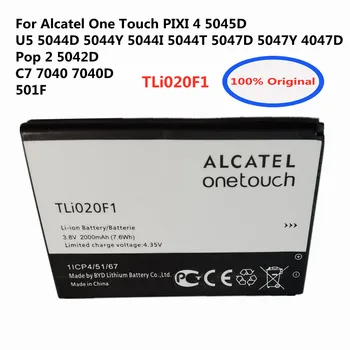TLI020F1 Original Za Alcatel One Touch PIXI 4 5045D Pop 2 5042D C7 7040 7040D 501F U5 5044D 5044Y 5044I 5044T Baterije za telefone