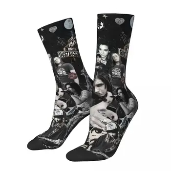 Tokio Hotel Band Crew udobne čarape unisex Toplo sretne čarape u ulici stilu Crazy Čarapa