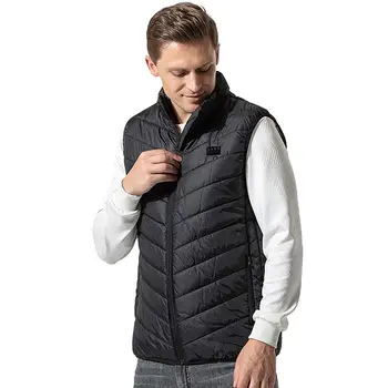 Toplinska jakna, pametna električna jakna S 3 razine zagrijavanja, zaštita od pregrijavanja, Grijaći prsluk, Udobna majica sa grijanjem.