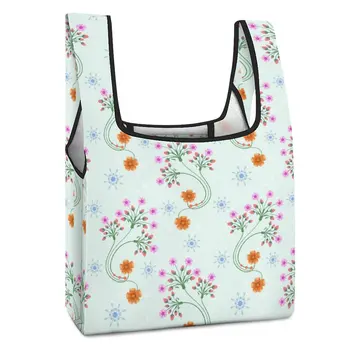Torba za kupovinu 2023, Тоут, trendi torbe s cvjetnim ispis, Reusable torba za kupovinu, svakodnevnica je Ženska torba za kupovinu