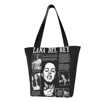 Torbe Lana Del Ray Singer Stuff Ulzzang za unisex, torbe Ultraviolence S gornjom ručkom i kopčom-munja