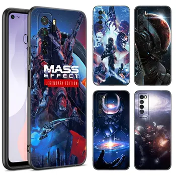 Torbica za telefon N7 Mass Effect Za Huawei Nova 7 9 10 SE 5T 7i 8i 9Z Y90 Mate 10 20 30 Lite 40 50 Pro 50E Mekana crna torbica od TPU