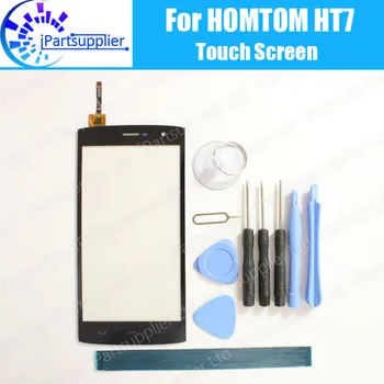 Touchpad HOMTOM HT7 100% Garancija Nova originalna staklena ploča Zamjena touch stakla za HOMTOM HT7 + Alata