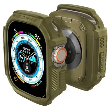 Trajni oklopnog torbica za Apple Watch serije Ultra 2 9 8 7/ SE/6/5/4/3/2/1 Zaštitna torbica za sata od TPU 49 mm 45 mm 44 mm 41 mm 40 mm