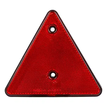 Trokutasti reflektirajućim znak Stražnji Crveni reflektor moto Znak sporo kreće vozilo Sigurnosni reflektor znak Upozorenja za golf-kara