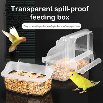 Ulagač za papige Поилка Pribor za ptice kavez za ptice papige Rotirajući zdjela za vodu Kutija za hranjenje Stanica za kućne ljubimce Plastični kontejner za jelo