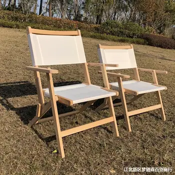 Ulične пляжное pregibno klizni stolica sa sklopivim naslonom
