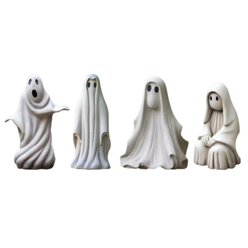 Ulični dekor za Halloween Безликая skulptura GhostsGarden Dekoracija stola Obrta iz tar. Figurica za prikazivanje na polici za zurke