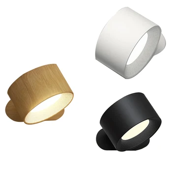 Unutarnje Zidne lampe, Zidne Lampe sa USB-punjiva Baterija Topla / Prirodna / Bijelo Svjetlo, 3 Razine osvjetljenja, Trajan Dodir Upravljanje Bijele boje