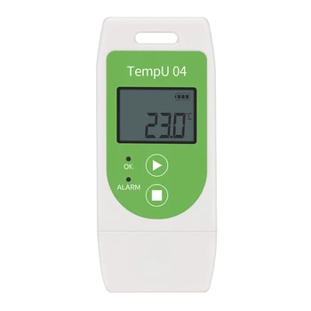 USB snimač podataka temperature Tempu04, za Višekratnu upotrebu data logger za temperaturu s kapacitetom od 32000 bodova POPUST 30%
