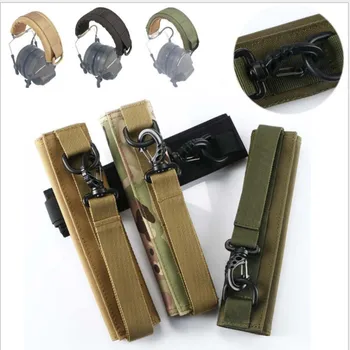 Vanjski modularni torbica za slušalice, оголовье Molle za obične taktičke slušalice, mikrofon, torbica za slušalice za lov i pečenja Vruće