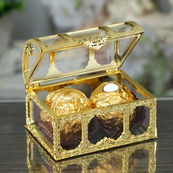 Vintage Prozirna kutija za pohranu za Gusarskim blagom, Конфетная nakit za nakit, Kristalna kutija za brača, Organizator za pohranu