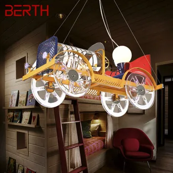 Visi lampa za dečje auto BERTH Starinski led kreativni мультяшный lampa za uređenje dječjeg vrtića s daljinskim upravljanjem
