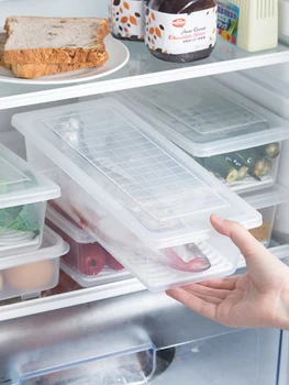 Više Hrskav Plastična Prozirna kutija Pravokutna hladnjak Refriger Poseban Zatvoreni Kuhinjski sanduk za skladištenje hrane
