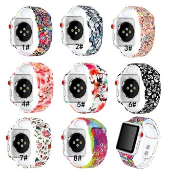 Višebojne Sportski Silikon Remen za Apple Watch Band 44mm 40 mm 42 mm 38mm correa Apple Watch Series 4 3 2 1 SE iWatch Band