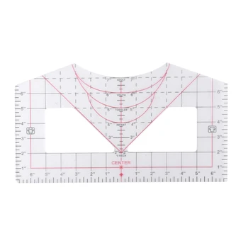 Vodilica liniju za majice Bistra Vodilica liniju za izravnavanje vinyl Za mjernog instrumenta odjeće alat kalibracijski alat Prozirna traka